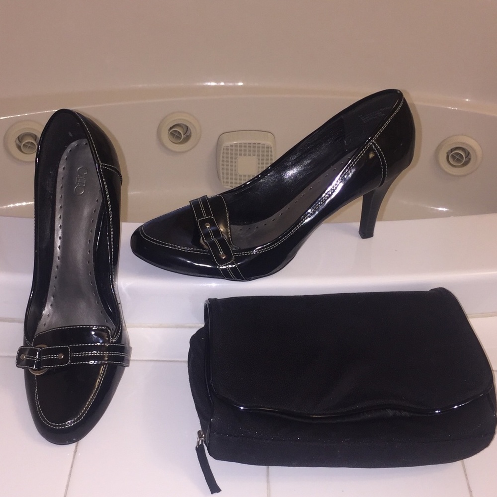 Cato Slip-On Heels - Black - NWOT - Picture 3 of 6